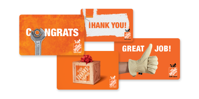 The Home Corporate Depot Gift Card - Card Options